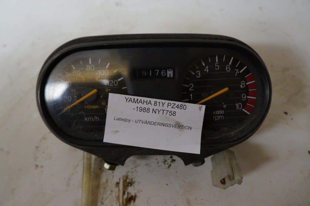 Yamaha Phazer -88 Hastighetsmätare
