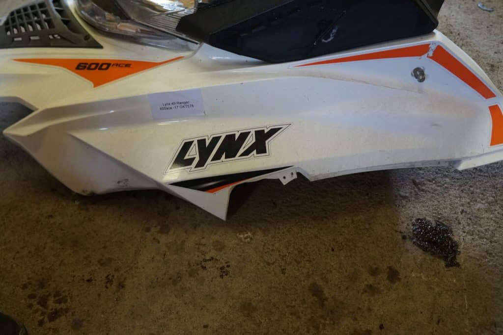 Lynx Ranger 600 ace -17  Huvsida Vänster