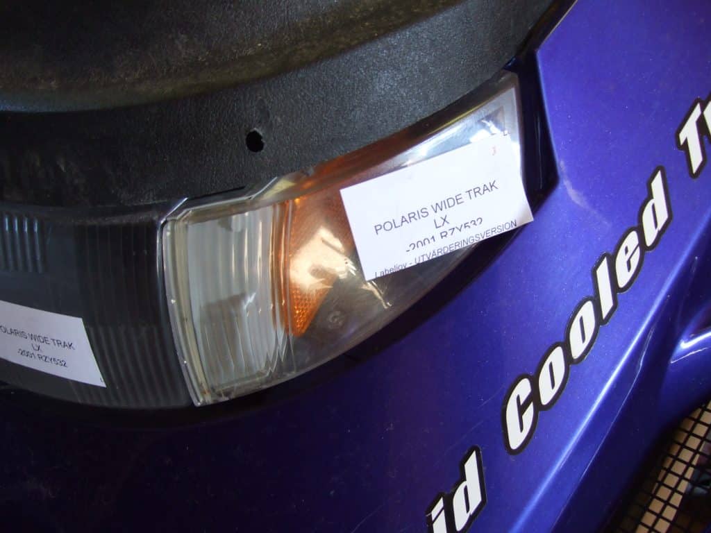 Polaris Widetrak 500 LX -01  Lyse Vänster