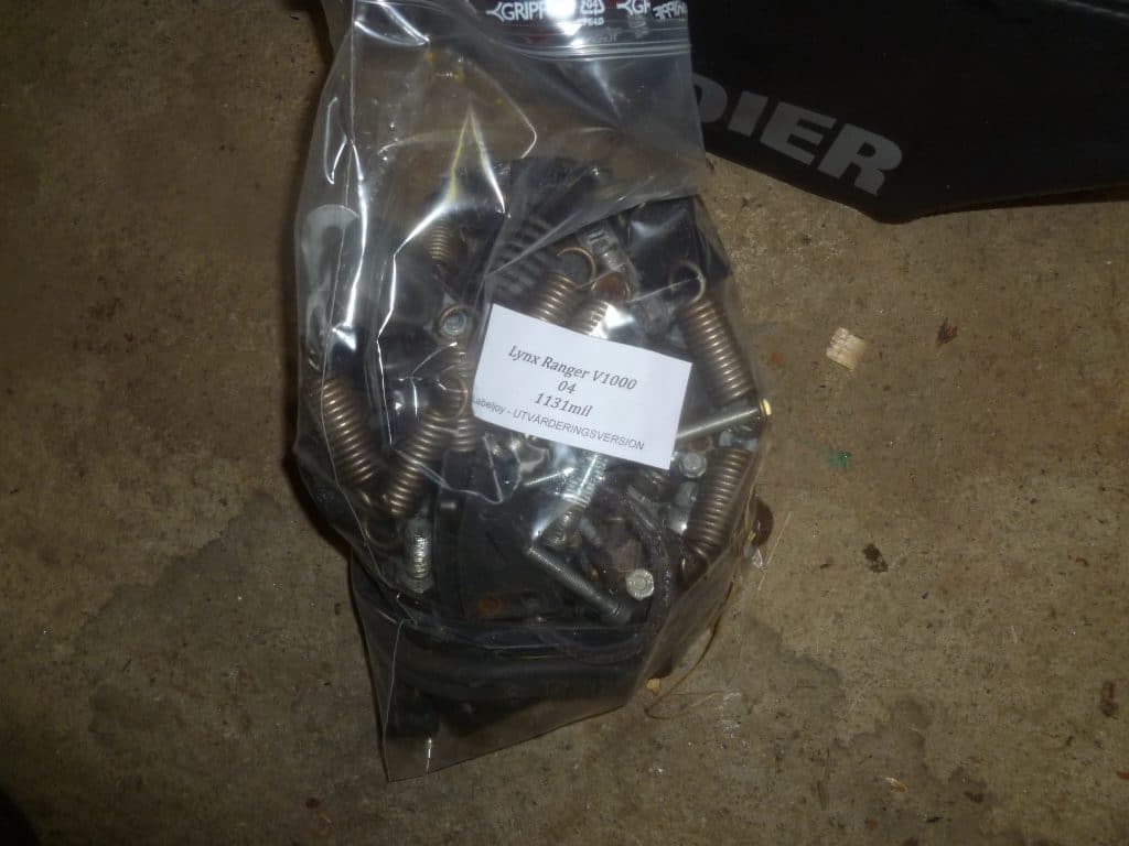 Lynx Ranger V1000 -04 Bultsortiment
